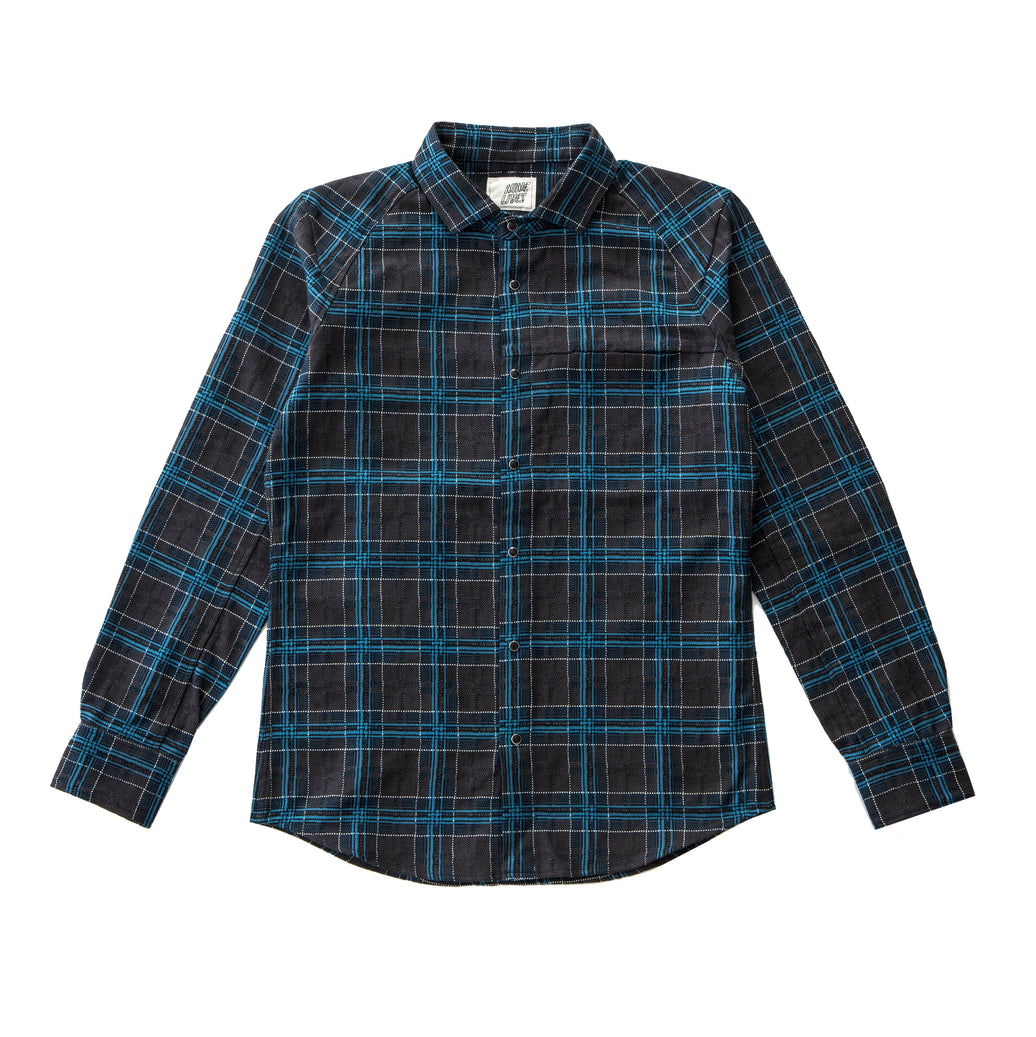 DMT Check Shirt - Blue/Grey