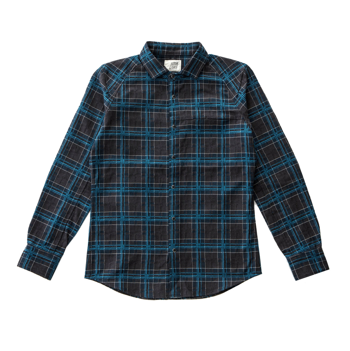 DMT Check Shirt - Blue/Grey