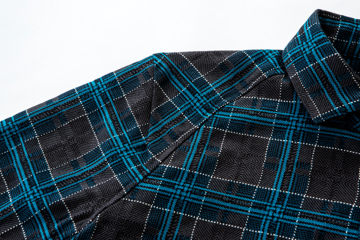 DMT Check Shirt - Blue/Grey