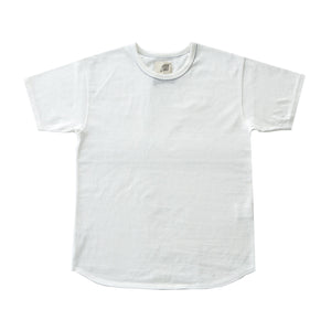 Ripple-Hem T-Shirt - White