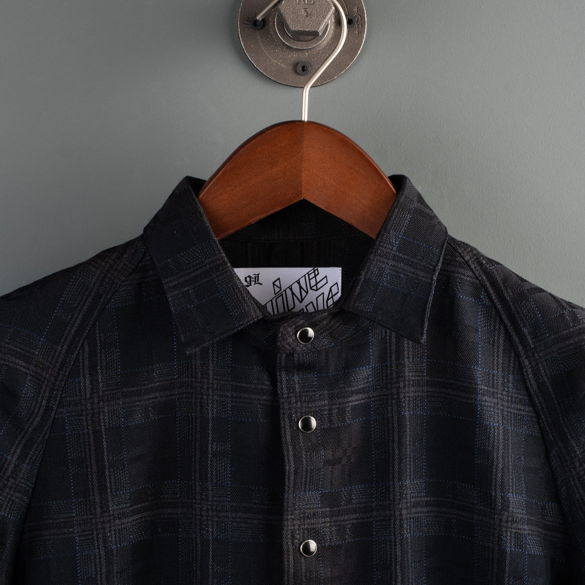 DMT Check Shirt - Black/Grey