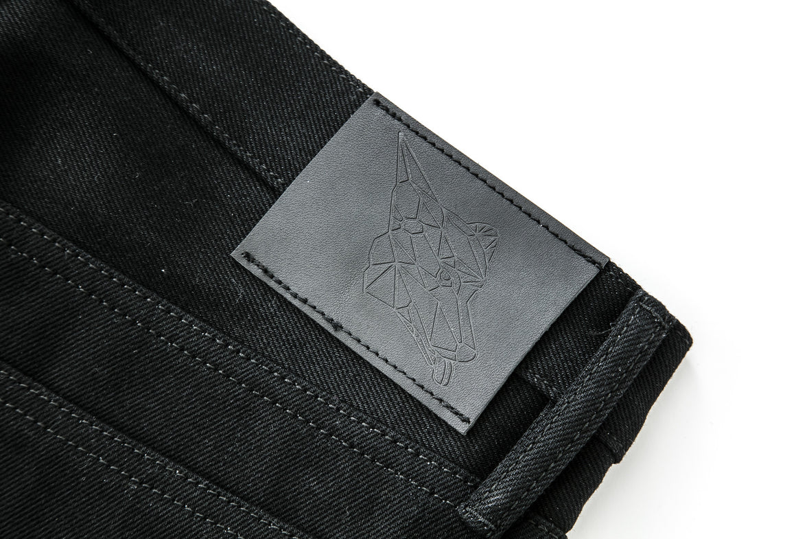 Muldoon Slim-Tapered Jeans (13.5oz) - Black