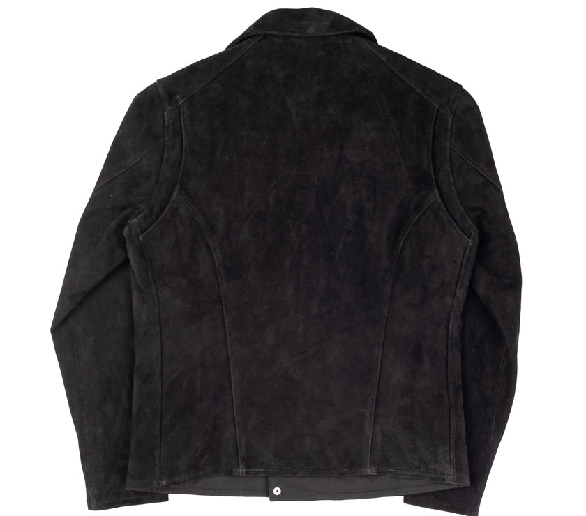 "The Dirty Bird" Double Rider's Horsehide Jacket – Suede Black