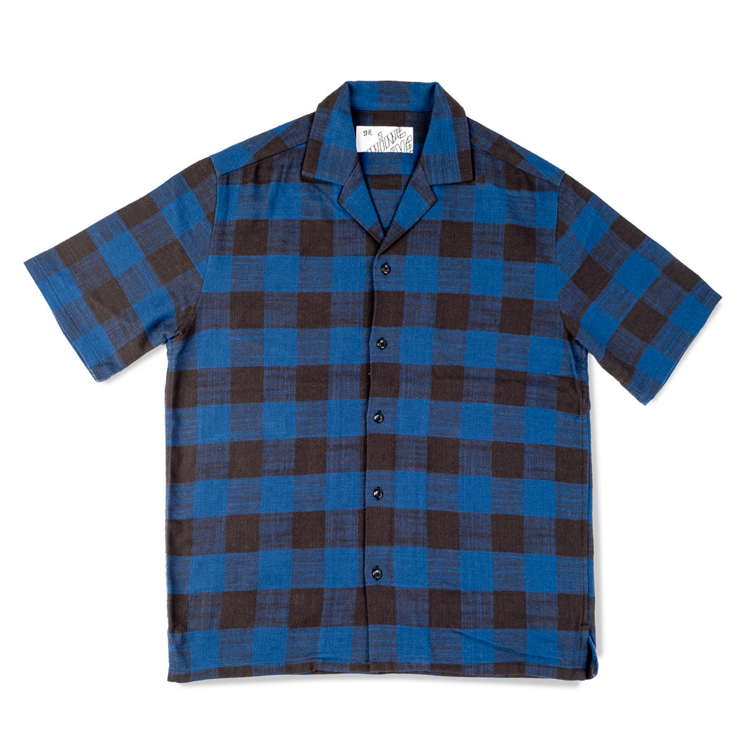 The 405 in Flannel (Short Sleeve) - Blue/Black