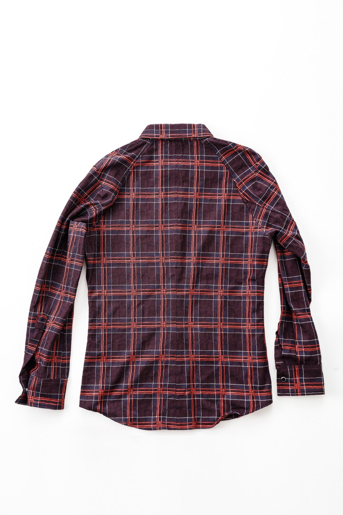 DMT Check Shirt - Orange/Purple