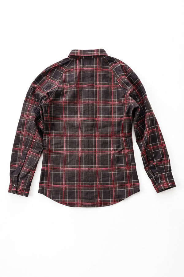 DMT Check Shirt - Red/Brown - Nine Lives